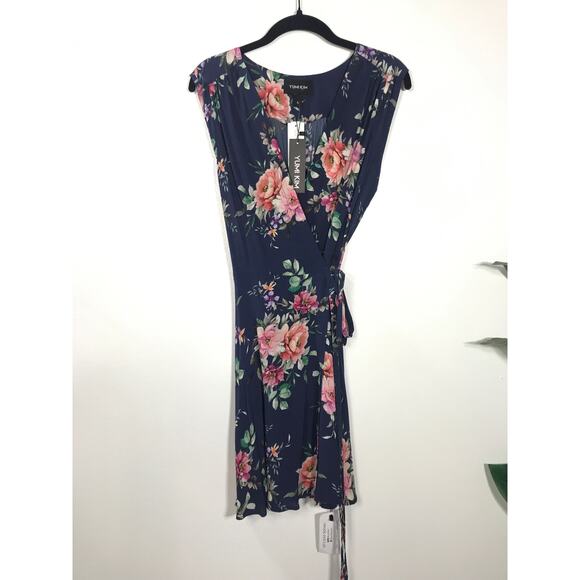 New Yumi Kim Lexey Wrap Dress Sweet Darling Sleeve Summer Wedding Guest Vacation - Picture 3 of 12